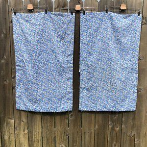 Westpoint Stevens King Pillow Shams Blue Floral